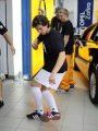 Football freestyler with footbag!